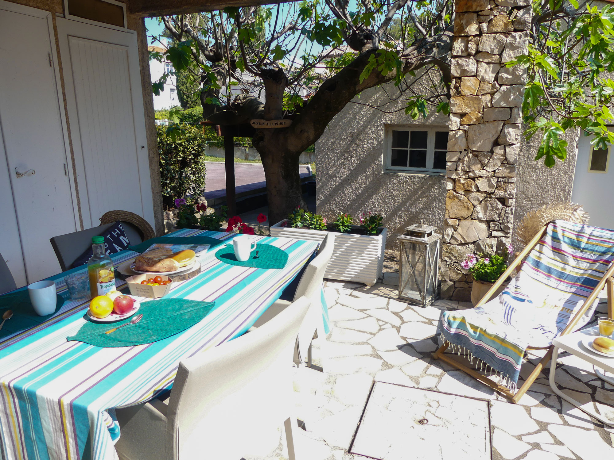 photo de la terrasse du studio massenet